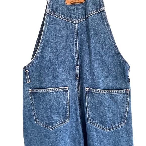 Vintage LINSON Denim Jeans Bib Overalls Pants Pantsuit 100% Cotton - Picture 14 of 16